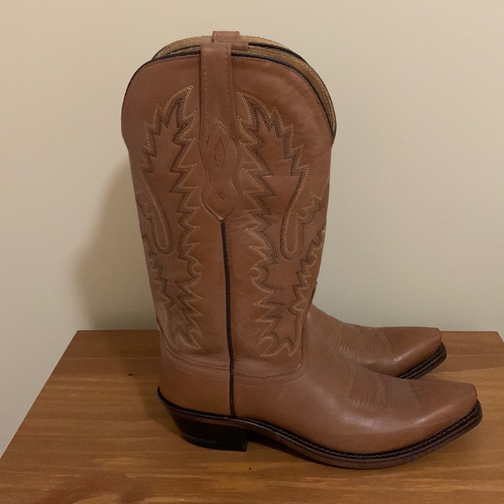 Cowgirl leather boots